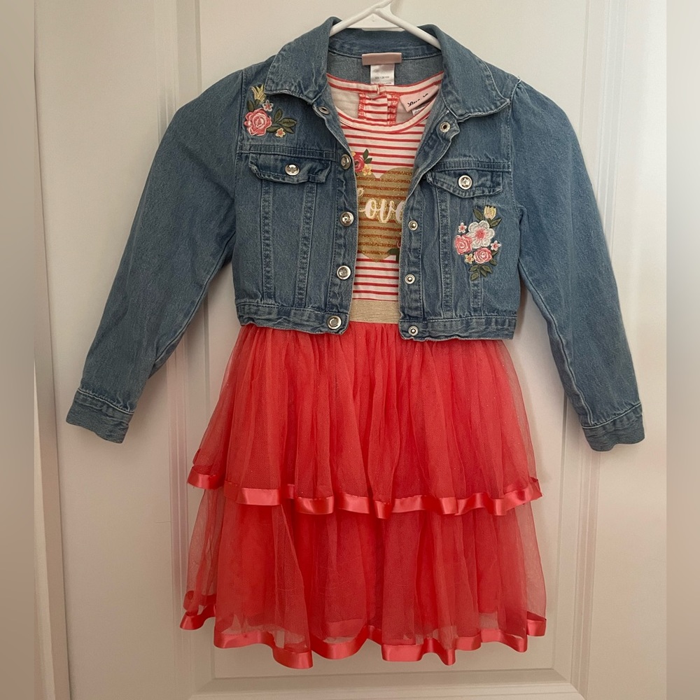 Little Lass Girls 2-Piece Dress Set